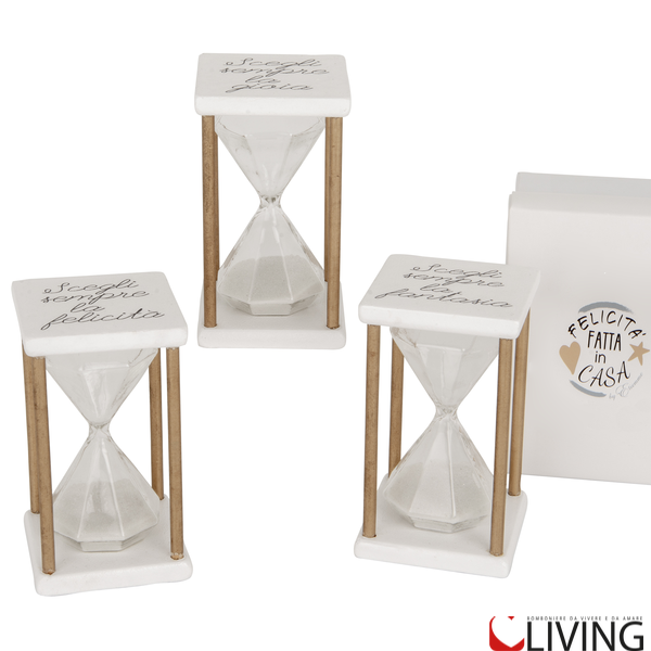 bomboniera linea solidale lilt living clessidra linea epoca
