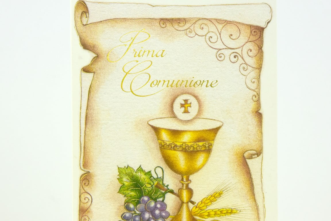 Partecipazione prima comunione calice