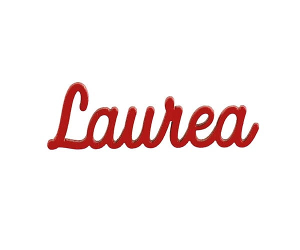 Deco "Laurea" Rosso