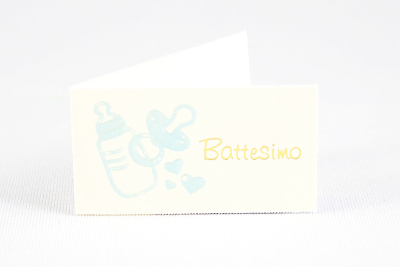 Bigliettino battesimo B096