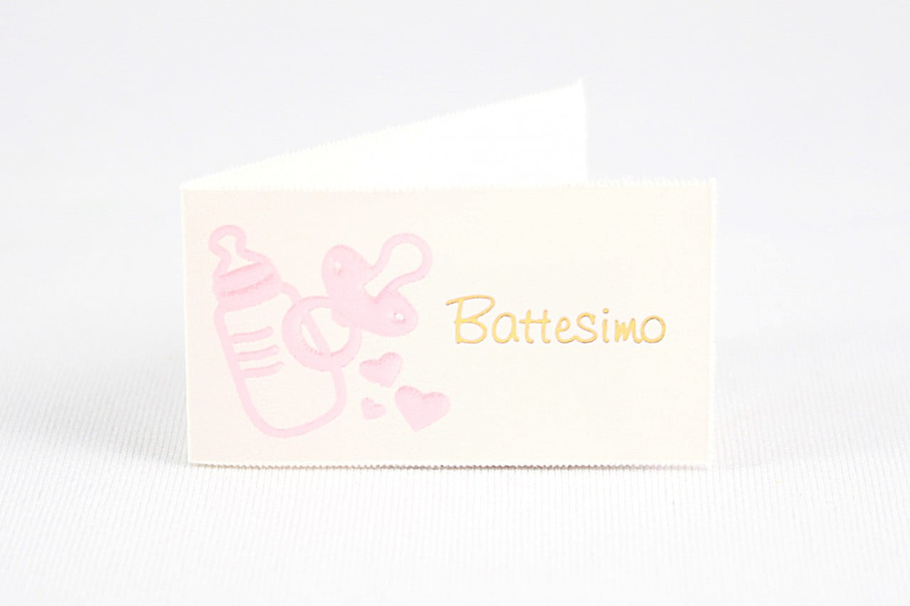 Bigliettino battesimo B097