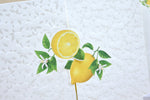 Partecipazione nozze moderna con limoni