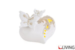 Bomboniera cuore farfalla con luce led