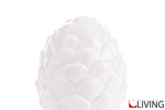 Bomboniera pomo porcellana bianca