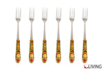 Bomboniera set da sei forchettine linea royal carousel