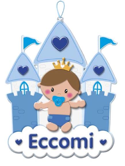 Fiocco nascita bimbo Celeste