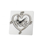 Bomboniera Orologio I Love You In Legno Avorio