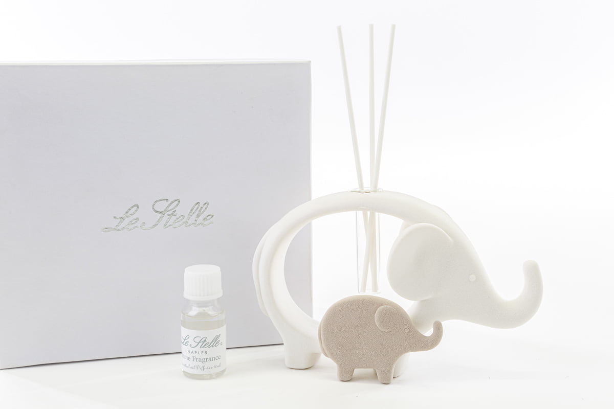 Bomboniera profumatore Elefante in porcellana