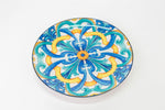 Set 18 pezzi piatti decoro linea riviera blu
