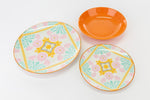 Set 18 pezzi piatti decoro linea Aloha