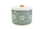 Scatola grande in porcellana decoro linea cashmere