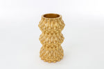 Vaso in resina oro