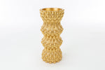 Vaso in resina oro