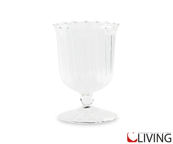 addobbo confettata vaso calice vetro