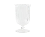 addobbo confettata vaso calice vetro grande