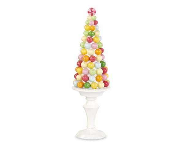 Addobbo compleanno tema Macarons albero caramelle multicolor