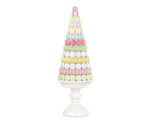 Addobbo compleanno tema Macarons  albero multicolor