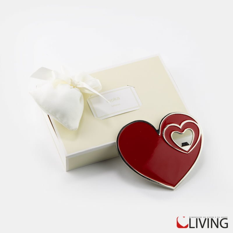 Apribottiglie cuore calamita magnete
