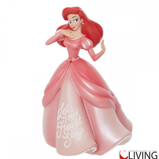 ariel con vestito rosa