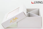 Astuccio carta lucida con scomparto confetti