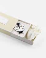Clip Con Magnete Sole In Metallo Smaltato