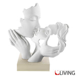 bacio coppia moderna in marmorino bongelli grande