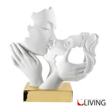 bacio coppia moderna in marmorino bongelli