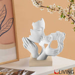 bacio coppia moderna in marmorino bongelli