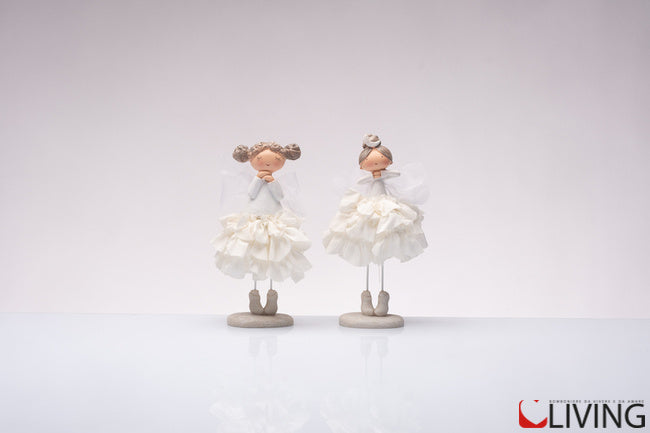 bomboniera ballerina in piedi con vestitino tulle
