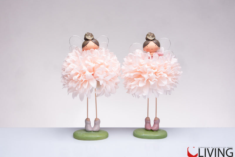 bomboniera ballerina fatina vestito fiore