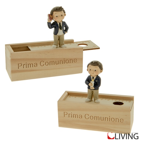 bomboniera bimbo comunione con box legno