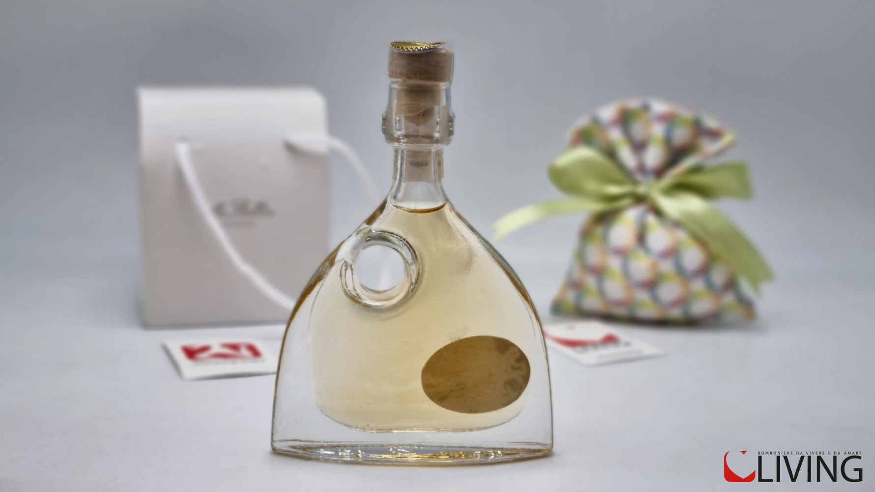 bomboniera bottiglia grappa greco di tufo