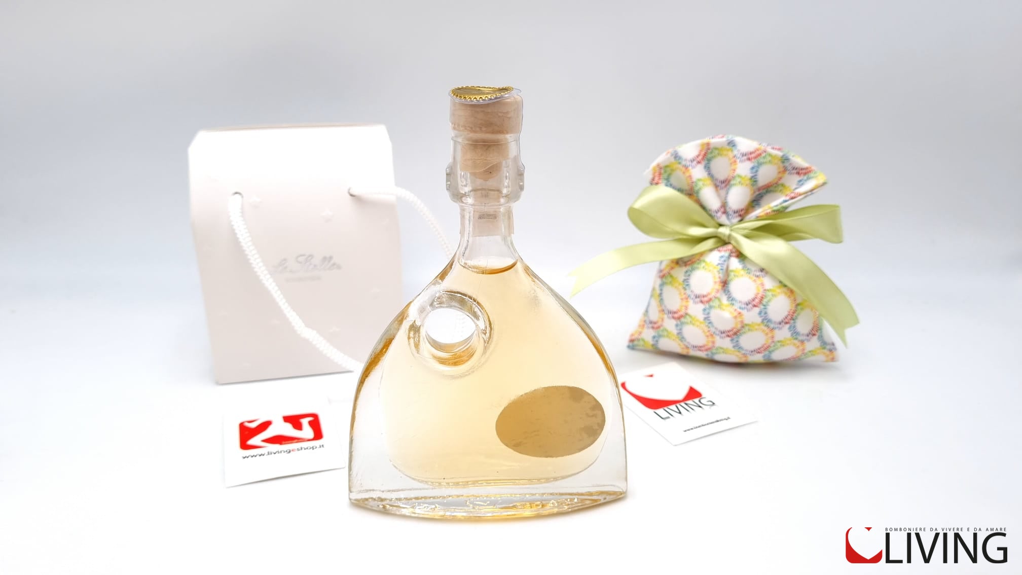 bomboniera bottiglia grappa greco di tufo