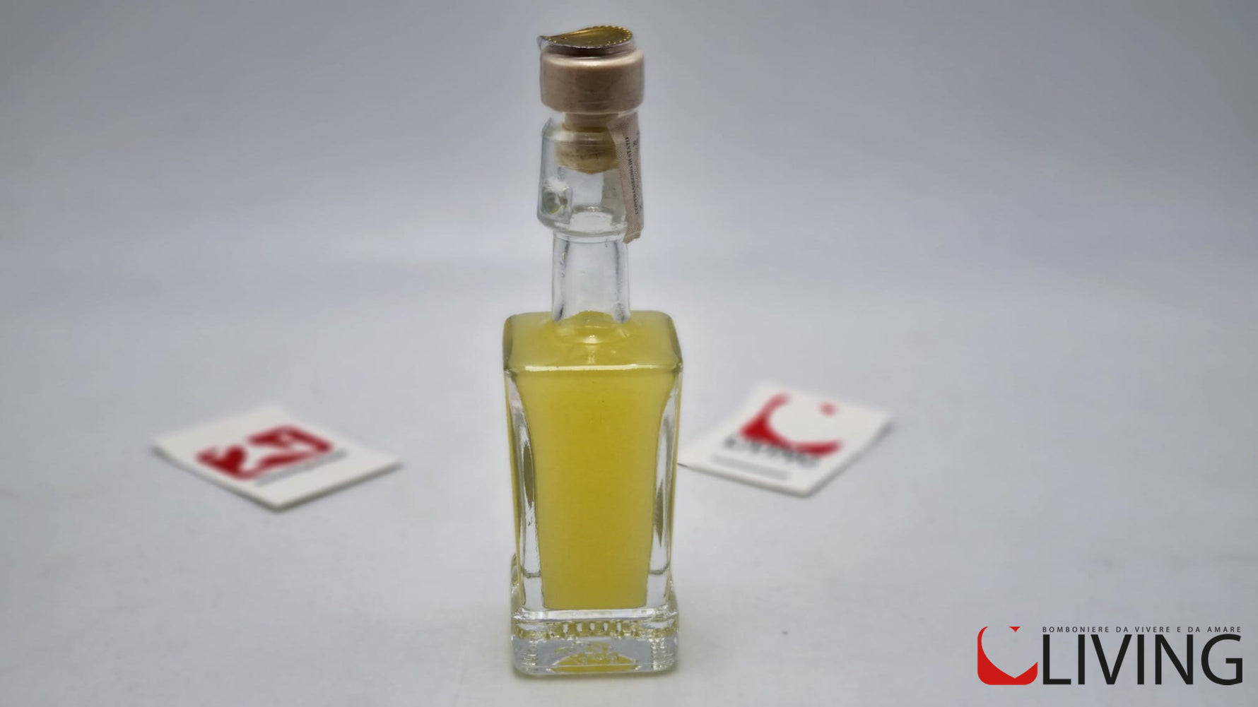 bomboniera bottiglietta liquore al limone