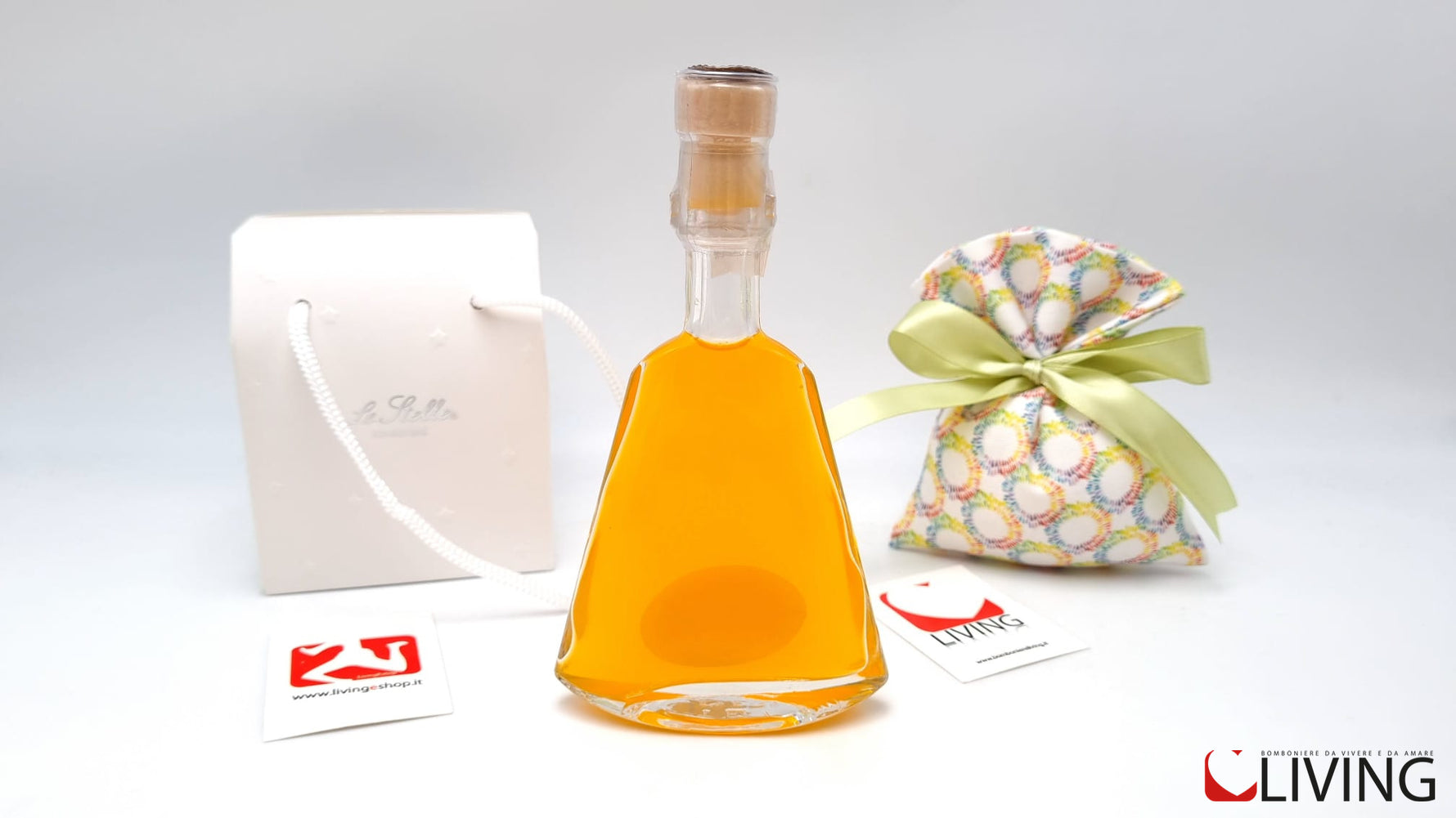 bomboniera bottiglia liquore di mandarino