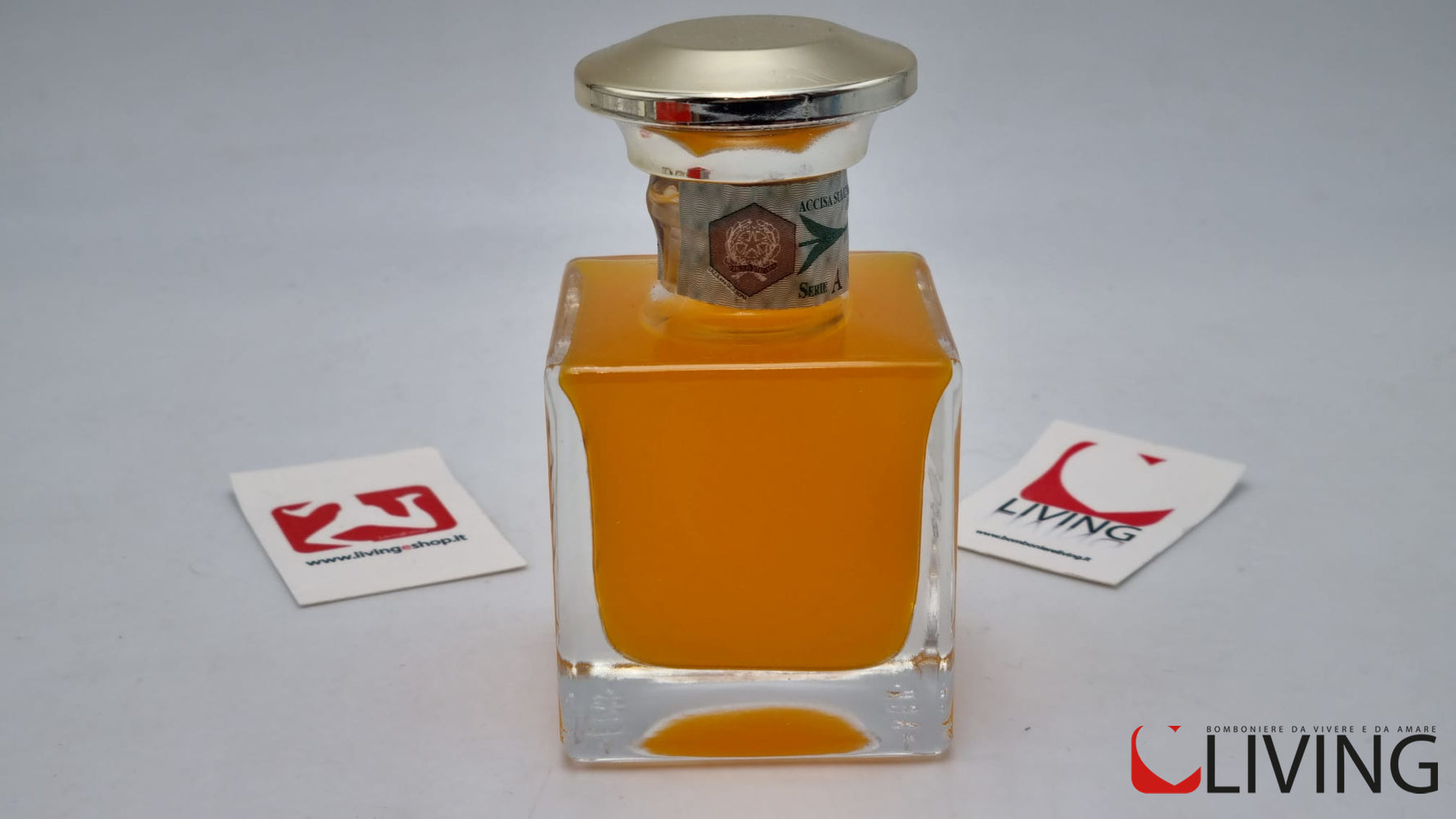 bomboniera bottiglietta liquore di mandarino