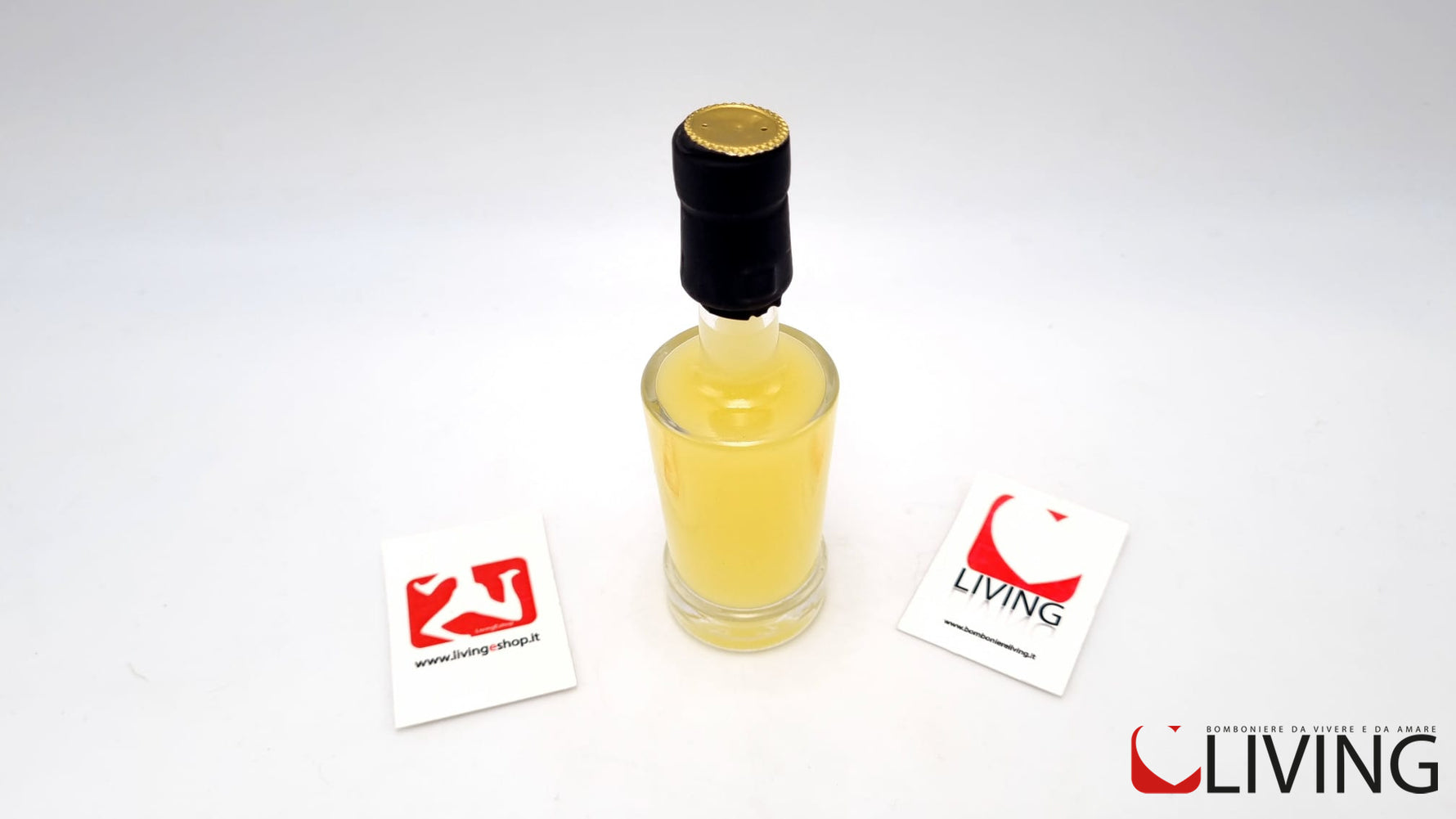 bomboniera bottiglia mini liquore al limone