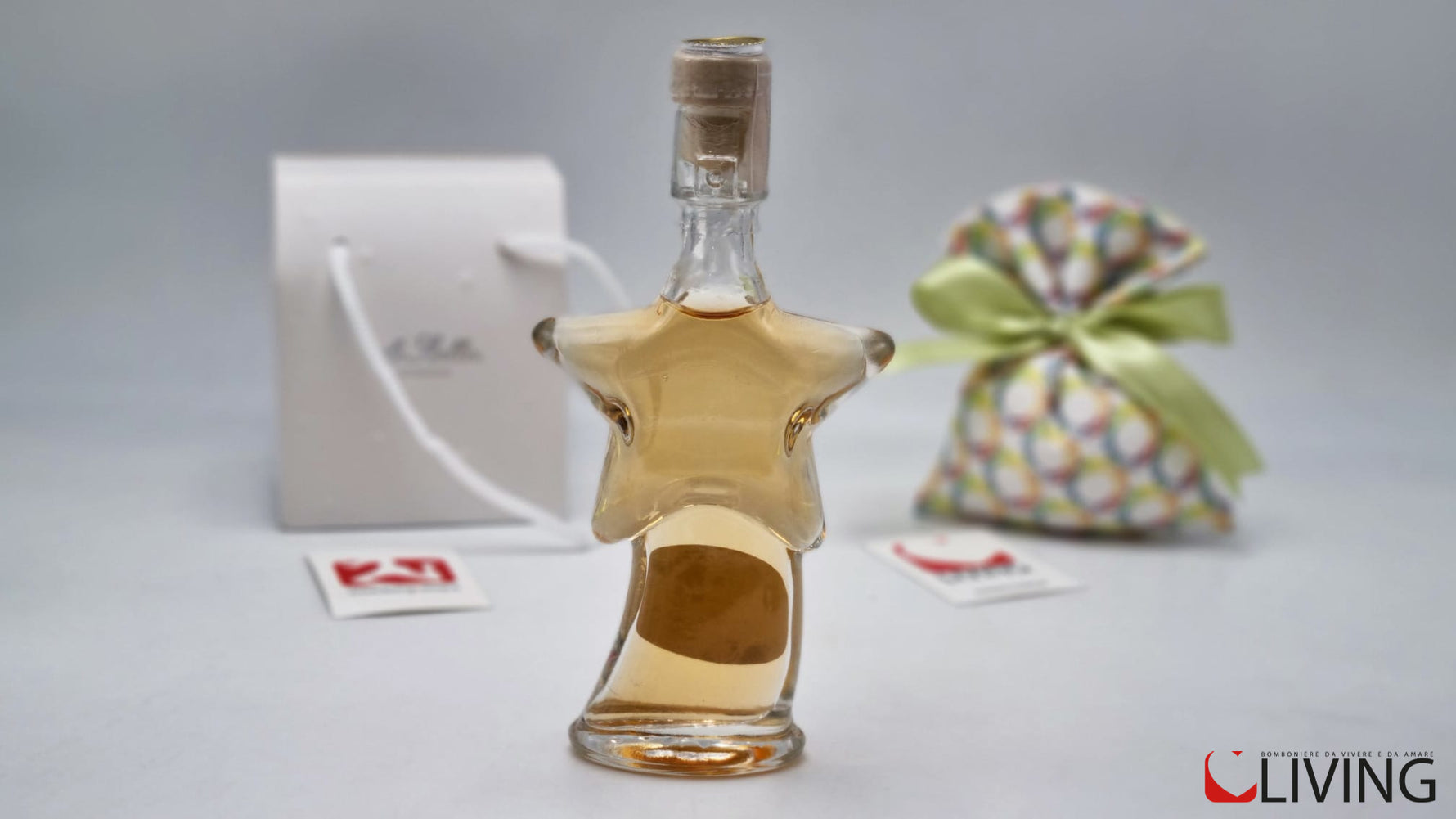 bomboniera bottiglia stella amaro pontone