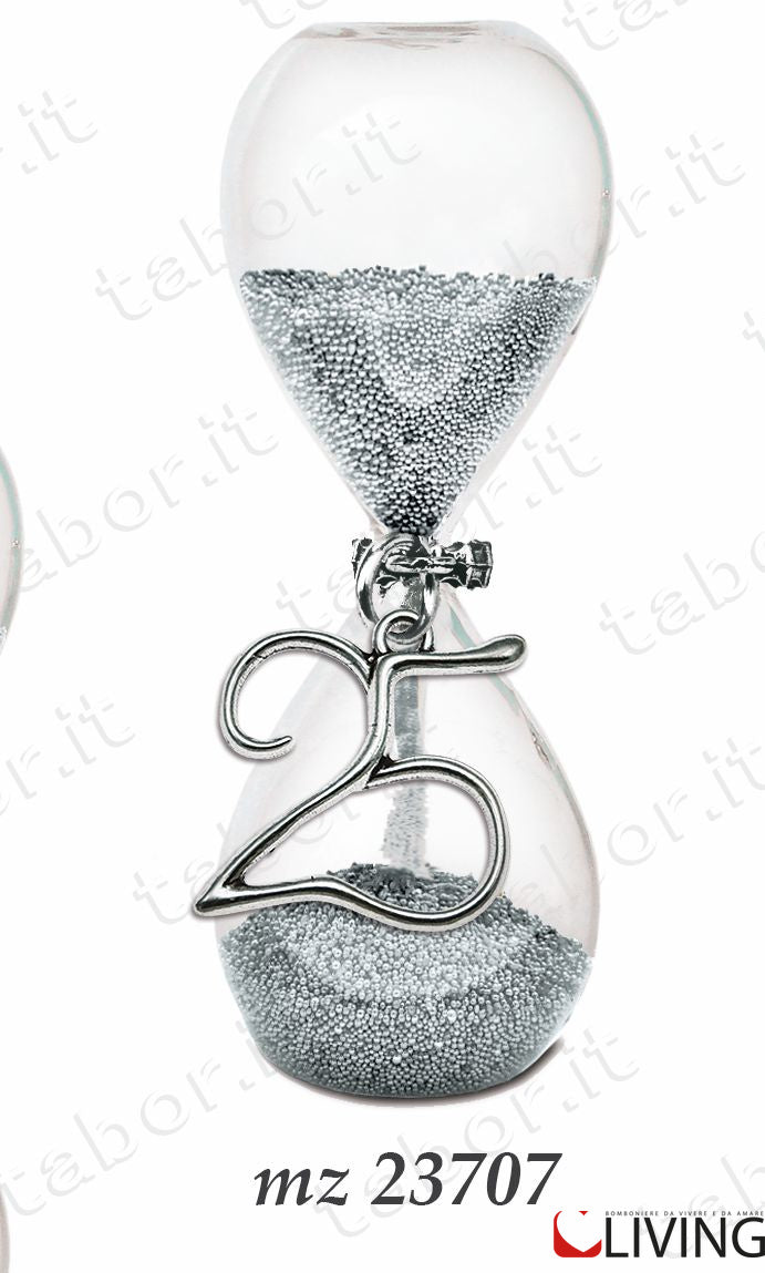 bomboniera-clessidra-argento-venticinquesimo-mz23707