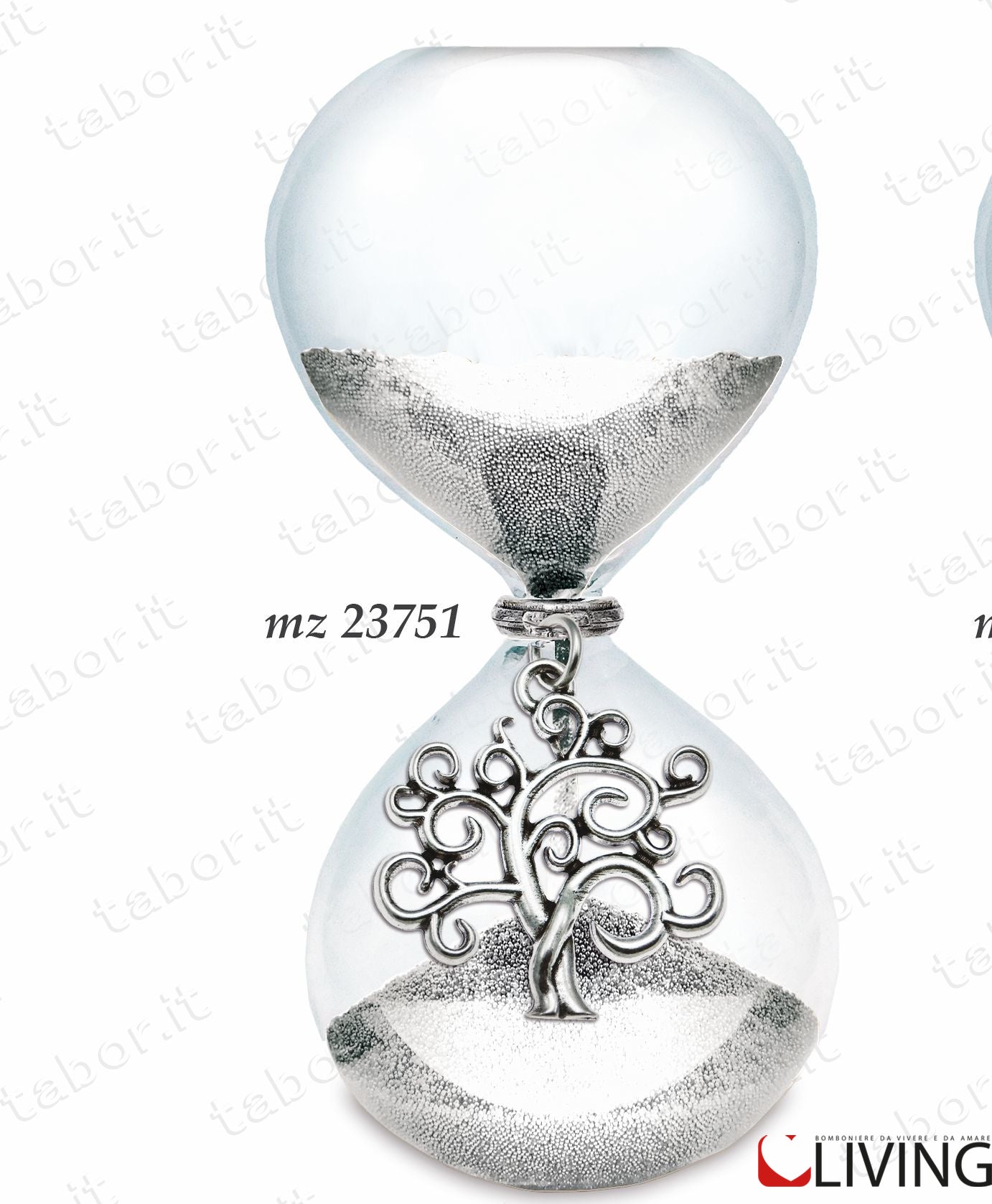 bomboniera-clessidra-grande-sabbia-argento-albero-della-vita-mz23751.