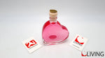 bomboniera bottiglia cuore liquore di rose