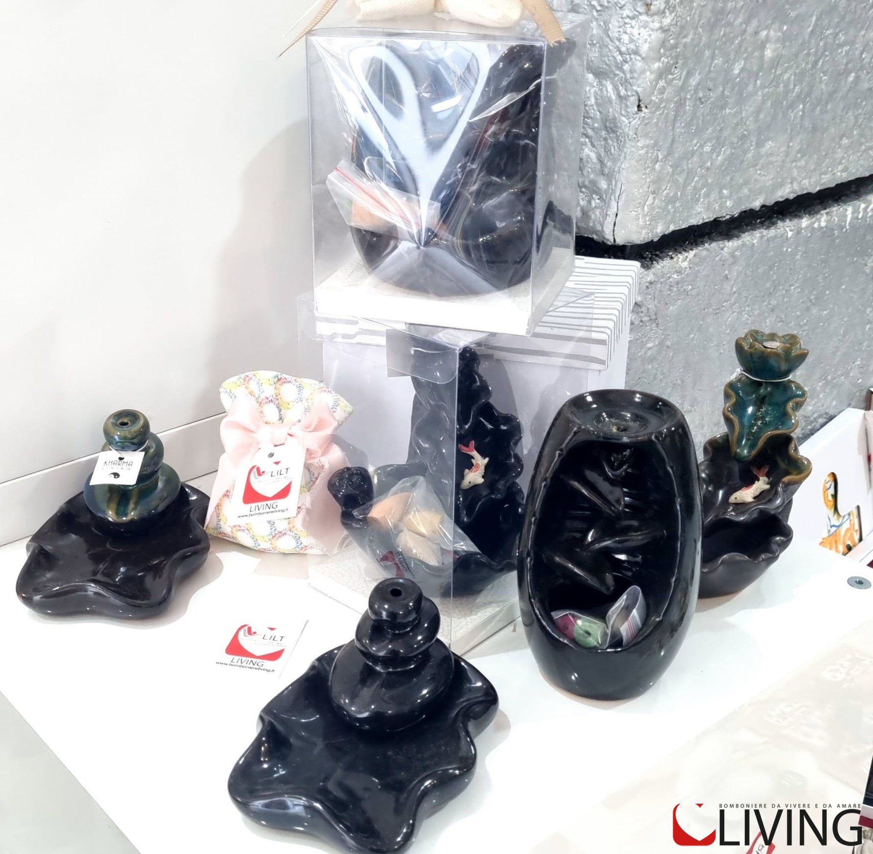 bomboniera diffusore fontanella linea solidale lilt living