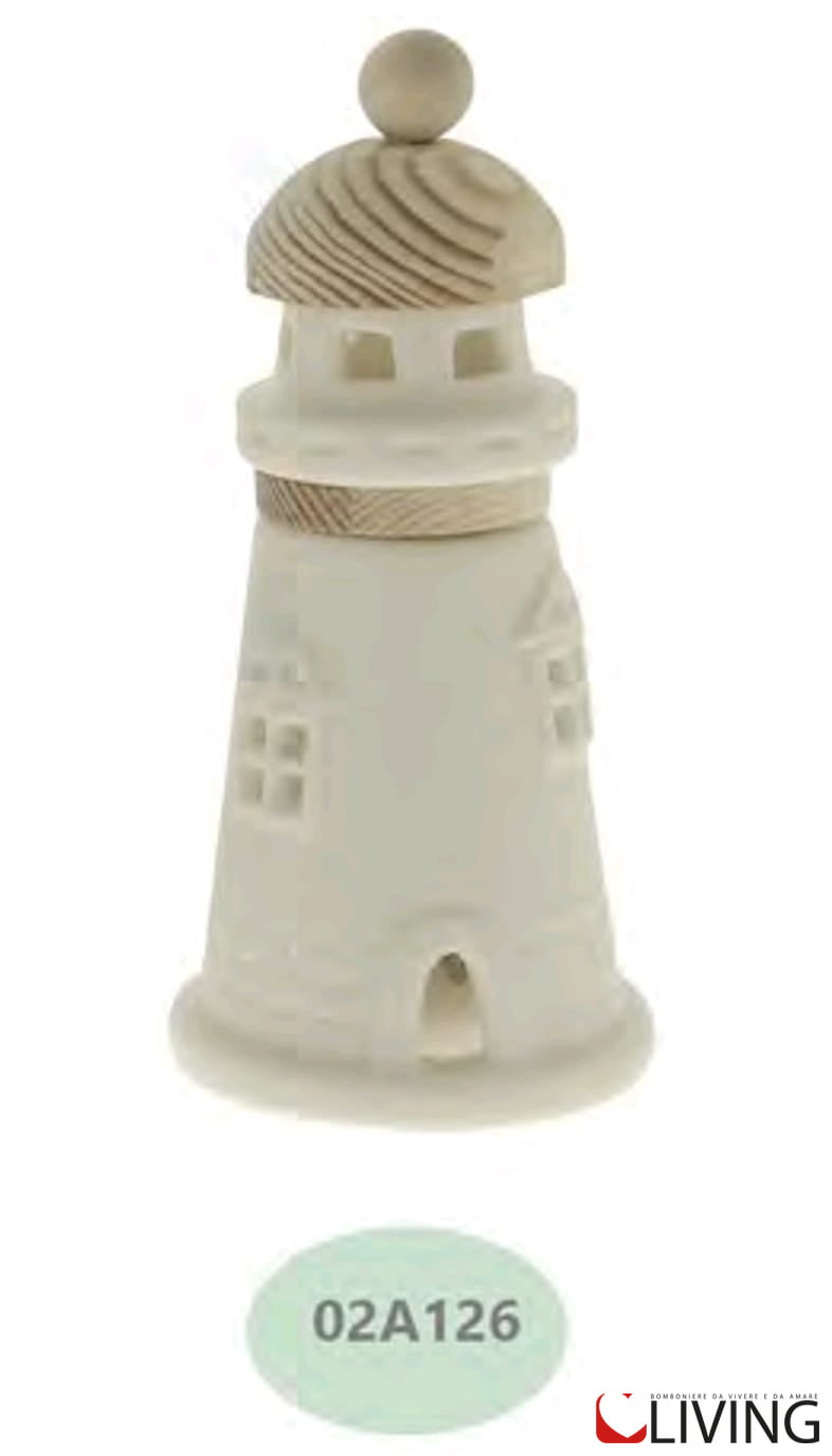 bomboniera faro piccolo porcellana