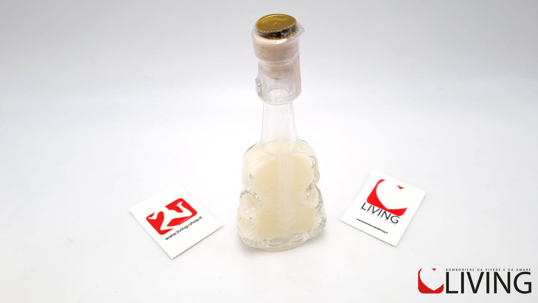 bomboniera bottiglia violino liquore babà al rhum