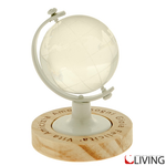 bomboniera mappamondo base legno