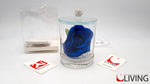 bomboniera monfleur con rosa colore blu