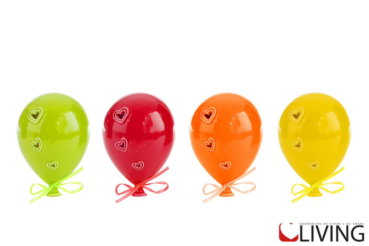 bomboniera palloncino led colori assortiti