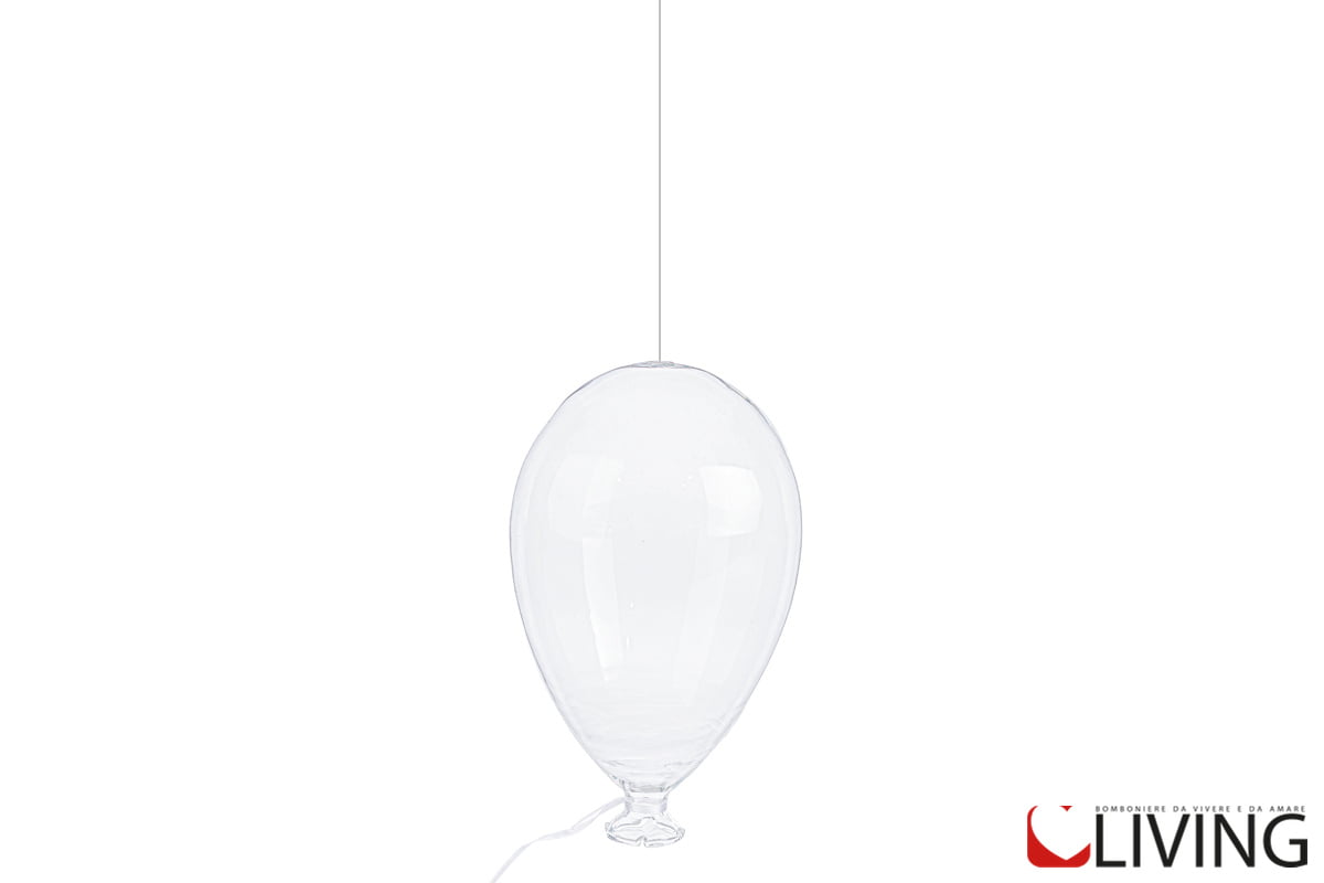 bomboniera palloncino vetro da appendere