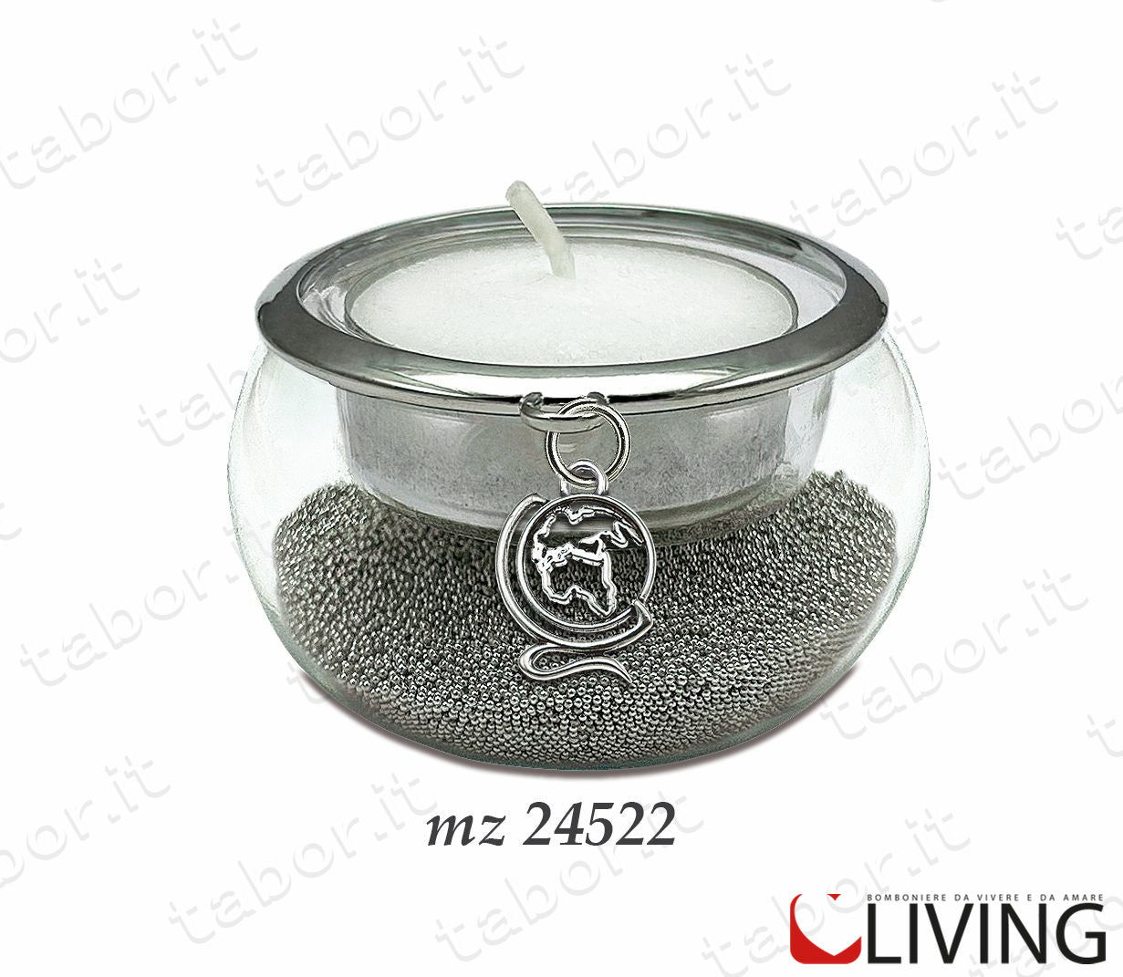 bomboniera-portacandela-argento-globo-mz24522