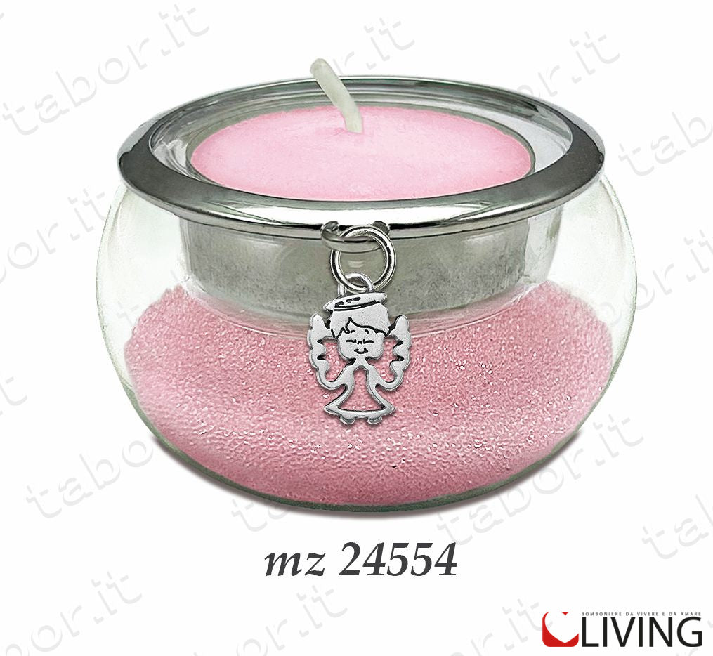bomboniera-portacandela-vetro-con-perline-rosa-ciondolo-angioletto-mz24554
